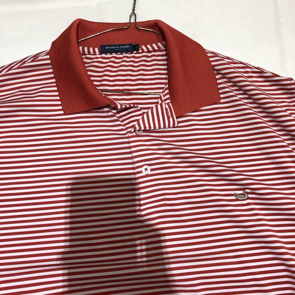 Southern Marsh Striped Polo - XL